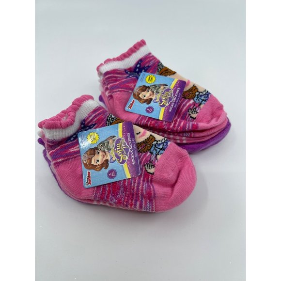 Disney Sofia the First 6 Pack of Socks Size 2-4T - Picture 1 of 3